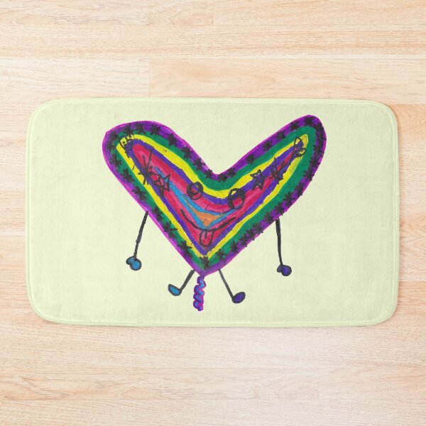 Item preview, Rainbow Heart Balloon Art designed and sold by nimbfeja.