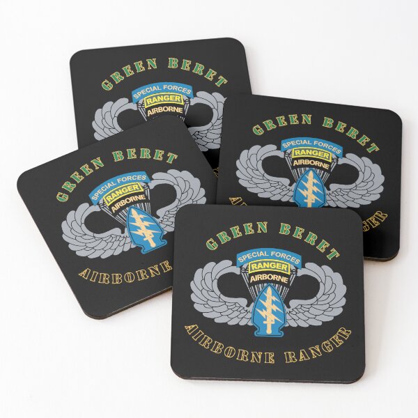 Item preview, Emblem - SOF - Airborne Ranger - Green Beret X 300 designed and sold by Military Insignia Products.