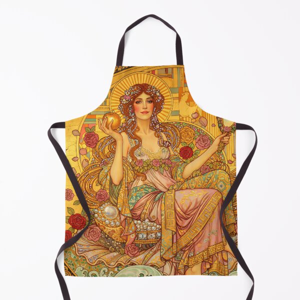 Item preview, Aphrodite the Heavenly | Art Nouveau Greek Goddess Wall Art designed and sold by Stoneflower-Art.
