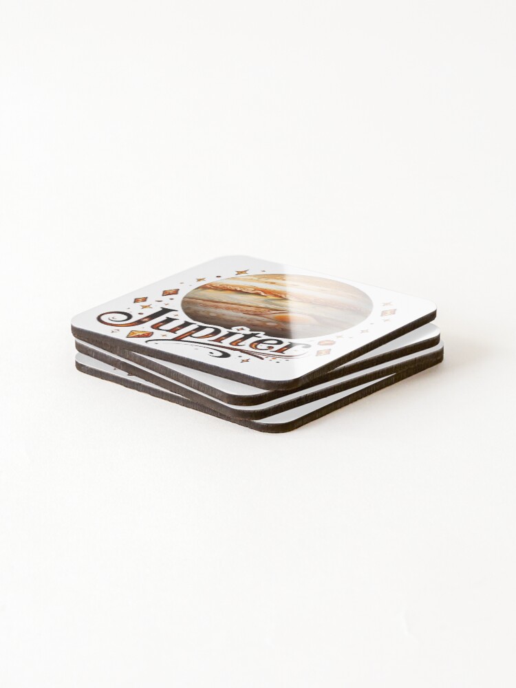 Thumbnail 4 of 5, Coasters (Set of 4), Jupiter designed and sold by devonclemon.