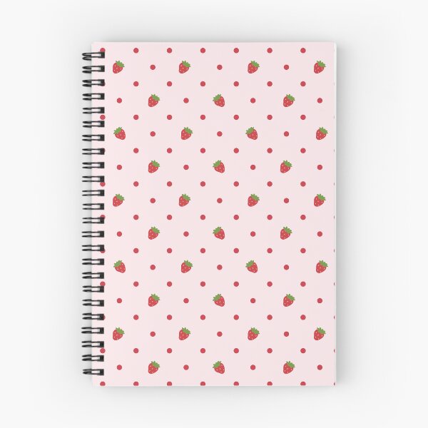 Item preview, Strawberry Tiny Dots Pattern | Cute Minimal Kawaii Fruit | Soft Cottagecore Micro Pattern designed and sold by binaiestudio.