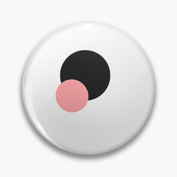 Item preview, Minimalist Pink and Black Geometric Circles designed and sold by Thijsje.