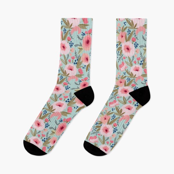 Item preview, Cute Pastel Abstract Flowers designed and sold by elenabdesigns.