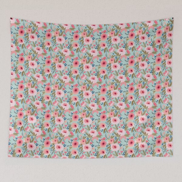 Item preview, Cute Pastel Abstract Flowers designed and sold by elenabdesigns.