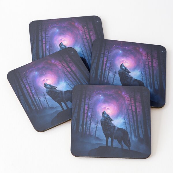 Item preview,  Galaxy Wolf Art – Cosmic Wolves Aesthetic Space Animal Design designed and sold by Tpac-goods.