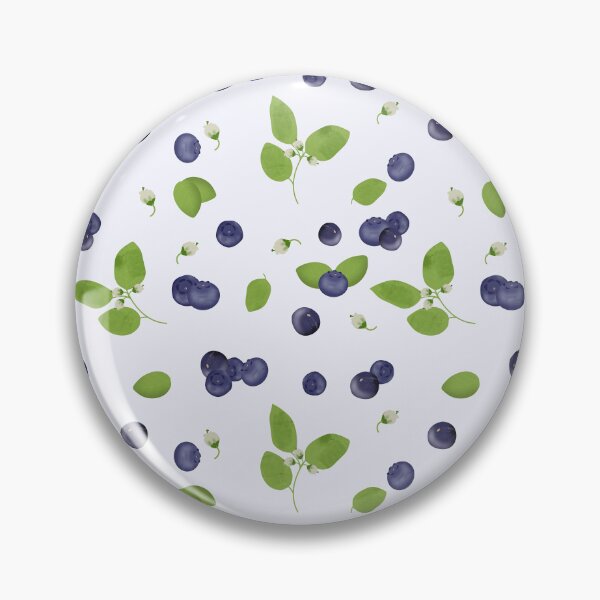 Item preview, Blueberries Blueberry Blossoms Foliage designed and sold by idovedesign.