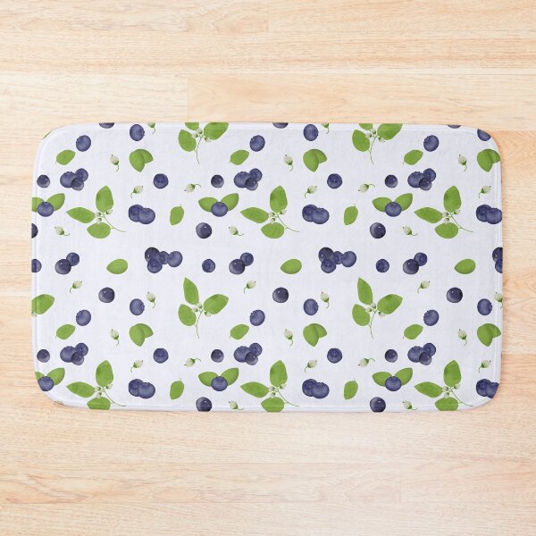 Item preview, Blueberries Blueberry Blossoms Foliage designed and sold by idovedesign.