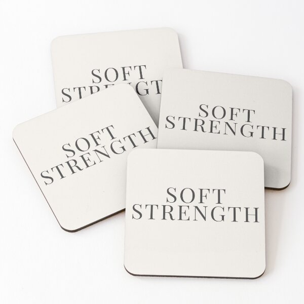 Item preview, Soft Strength Minimalist Typography Shirt designed and sold by BestVarieties.