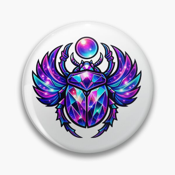 Item preview, Celestial Galaxy Scarab Crystal Amulet designed and sold by FatmaElhofy.