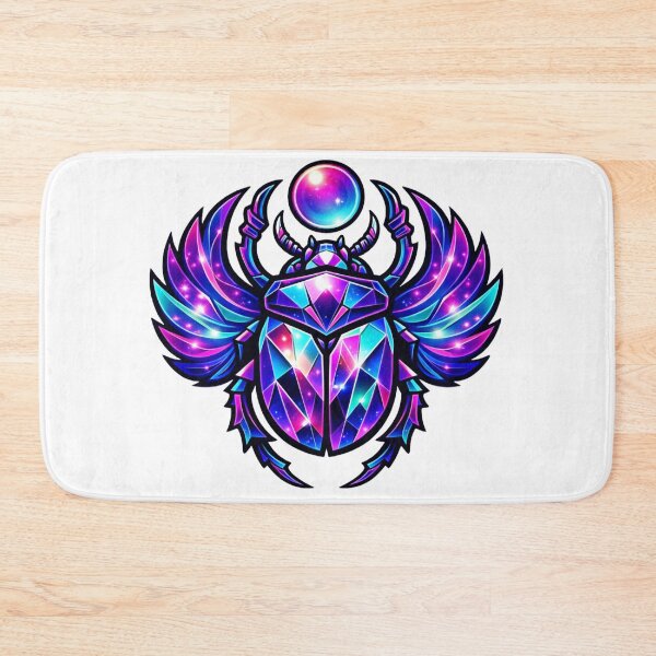 Item preview, Celestial Galaxy Scarab Crystal Amulet designed and sold by FatmaElhofy.
