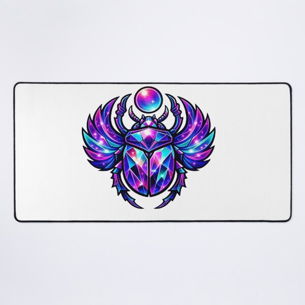 Item preview, Celestial Galaxy Scarab Crystal Amulet designed and sold by FatmaElhofy.