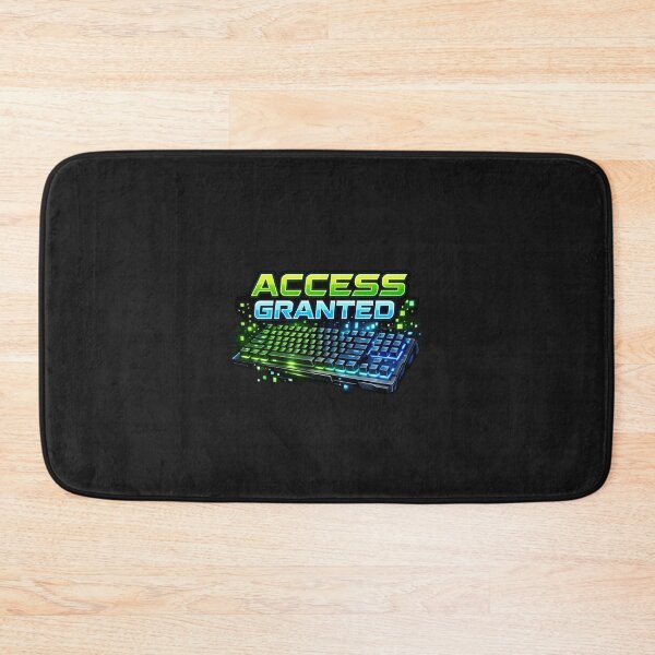 Item preview, ACCESS GRANTED Neon Cyberpunk Keyboard Art designed and sold by Art Shadow.