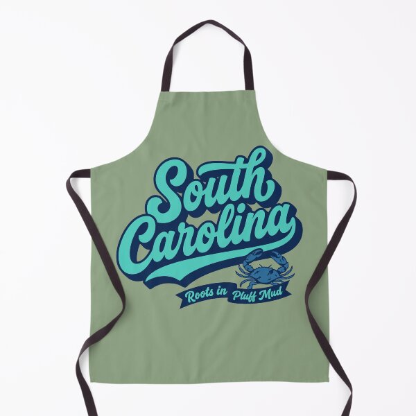 Item preview, South Carolina Roots in Pluff Mud Retro Blue Crab Lowcountry Lettering designed and sold by Cozy-Old-Pub.