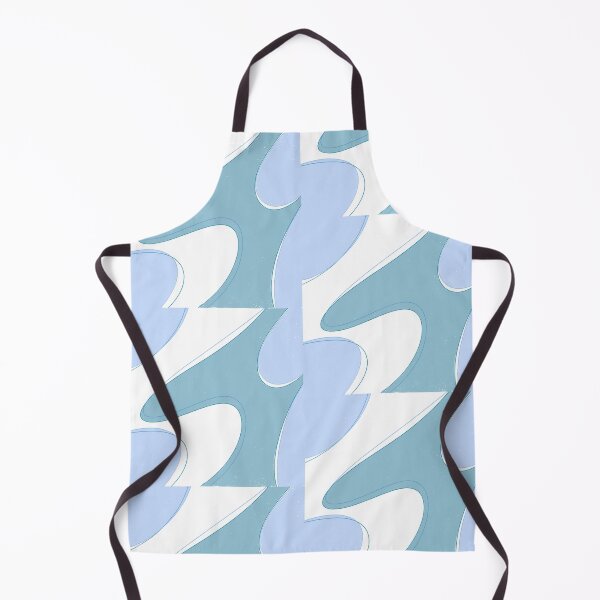 Item preview, Fluid Blue Abstract Wave Pattern | Soft Organic Shapes Aesthetic designed and sold by Moon-Petal.
