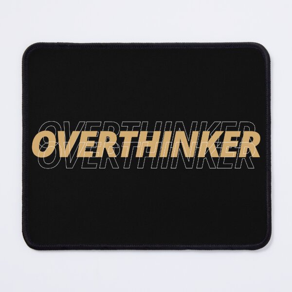 Item preview, Overthinker bold text tee designed and sold by TeeHeeRiot.