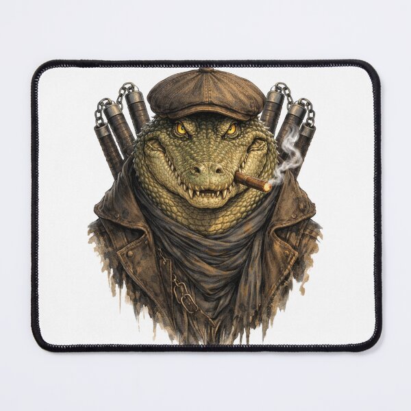 Item preview, Crocodile Gangster - Streetwear Reptile Art designed and sold by FatmaElhofy.