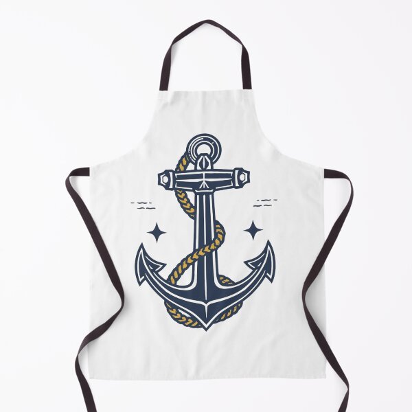 Item preview, Classic Nautical Anchor with Golden Rope designed and sold by ZadTicaret.