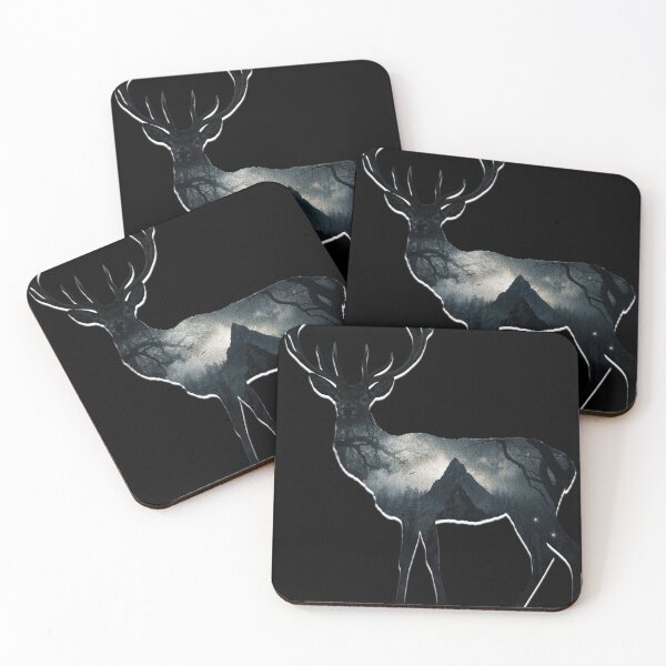 Item preview, Into The Wild Deer Double Exposure Nature Design designed and sold by Negisandeep studio.