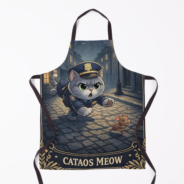 Item preview, The Midnight Mouse Chase: Officer Meow on Patrol designed and sold by CataosMeow.