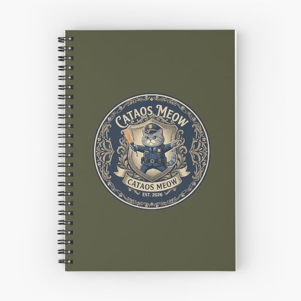 Item preview, Pawlice Force Official Seal (Cataos Meow EST. 2026) designed and sold by CataosMeow.