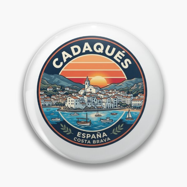 Item preview, Cadaqués Spain Coastal Sunset Skyline Travel Souvenir designed and sold by Imaginarium of Chaos falcon88 .