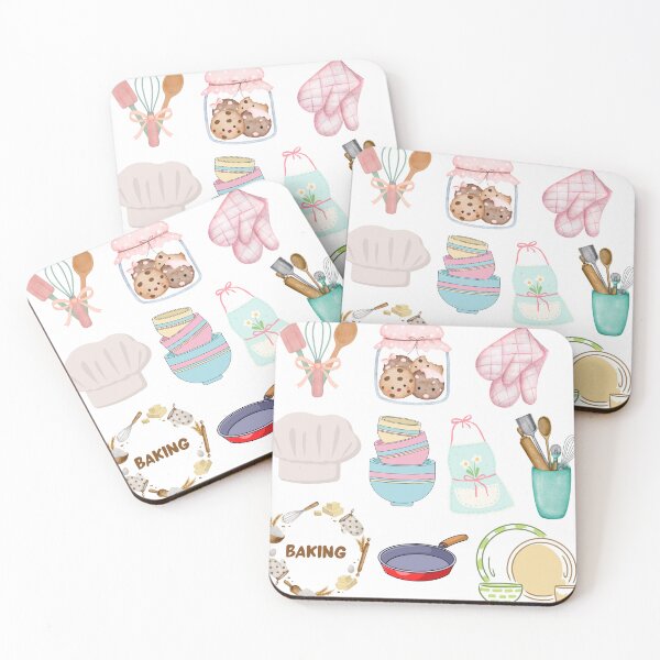 Item preview, Cute Baking Elements Kitchen Illustration Set designed and sold by Cutethings3.