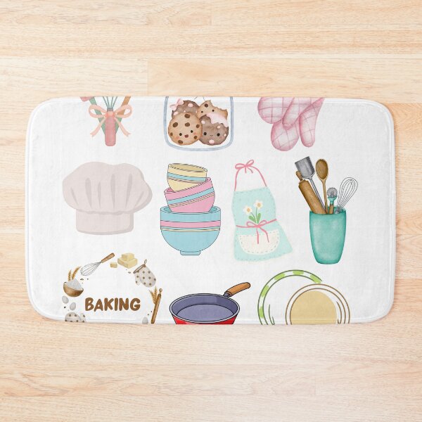 Item preview, Cute Baking Elements Kitchen Illustration Set designed and sold by Cutethings3.