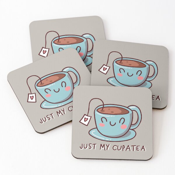 Item preview, Just my cup area cup of tea cute kawaii designed and sold by sianelliot.