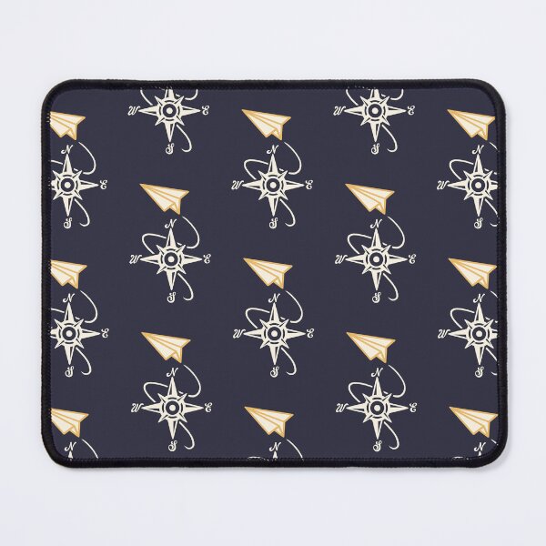 Item preview, Geometric origami paper plane with wind rose pocket design designed and sold by NemiMakeit.