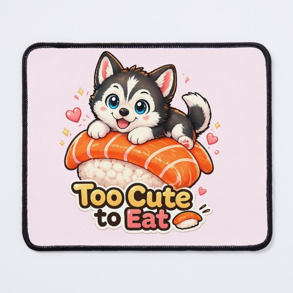 Item preview, Husky Sushi Kawaii – Too Cute To Eat designed and sold by The shop of Dreams.