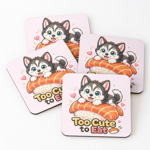 Item preview, Husky Sushi Kawaii – Too Cute To Eat designed and sold by The shop of Dreams.