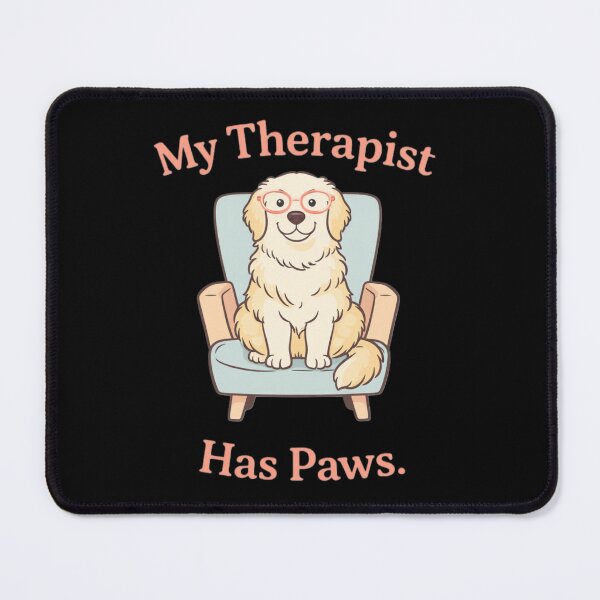 Item preview, My Therapist Has Paws – Funny Dog Lover Shirt designed and sold by Safe Haven Pets.