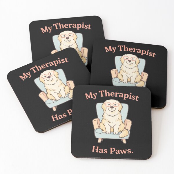 Item preview, My Therapist Has Paws – Funny Dog Lover Shirt designed and sold by Safe Haven Pets.