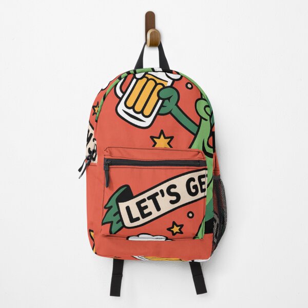 Item preview, Traditional Tattoo Style Green Pickle Beer Lover designed and sold by Bloomkept.