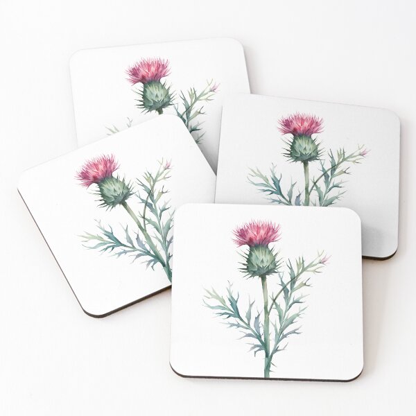 Item preview, Thistle flower designed and sold by uunaa.
