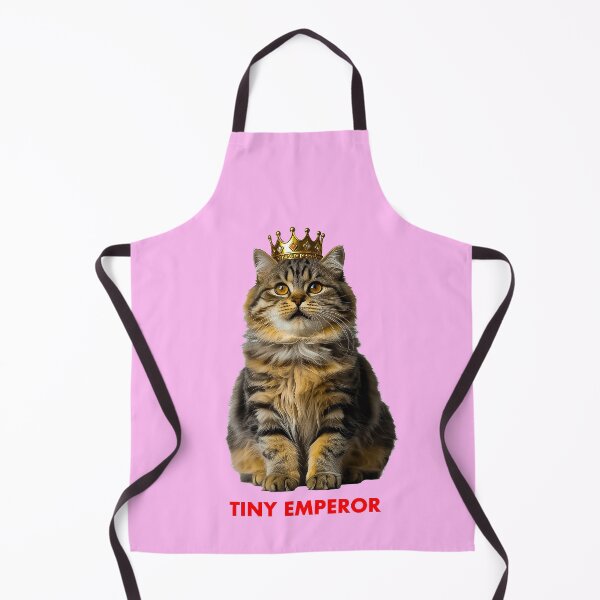 Item preview, Tiny Emperor Crowned Cat Portrait With Royal Attitude designed and sold by Amanda's Factory.