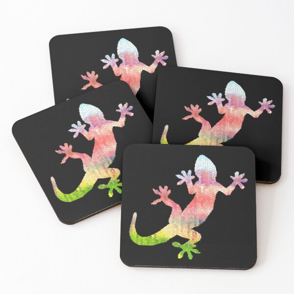 Item preview, Rainbow mosaic lizard designed and sold by bravoalpha.