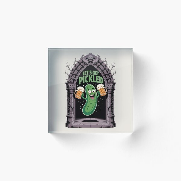 Item preview, Gothic Dark Fantasy Pickle Beer Hoister designed and sold by Bloomkept.
