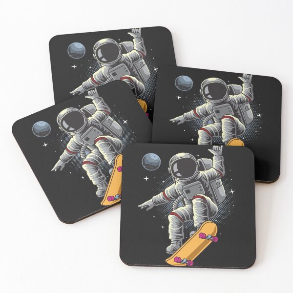 Item preview, Astronaut Skateboarder Space Rider designed and sold by GrumpySableye.