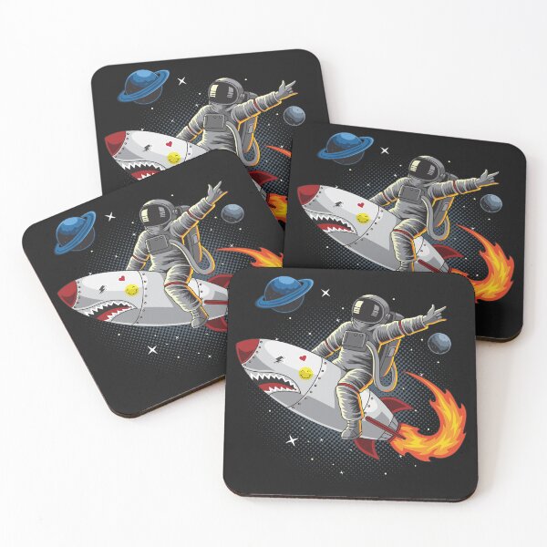 Item preview, Astronaut Riding Rocket Space Explorer Galaxy Adventure designed and sold by GrumpySableye.
