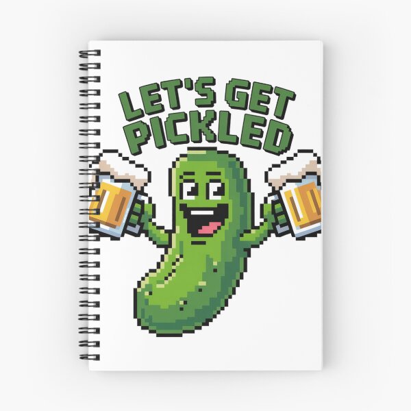 Item preview, Pixel Art Pickle Hoisting Frothy Beer Mugs designed and sold by Bloomkept.