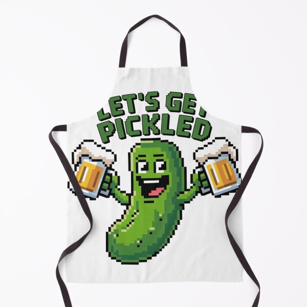Item preview, Pixel Art Pickle Hoisting Frothy Beer Mugs designed and sold by Bloomkept.