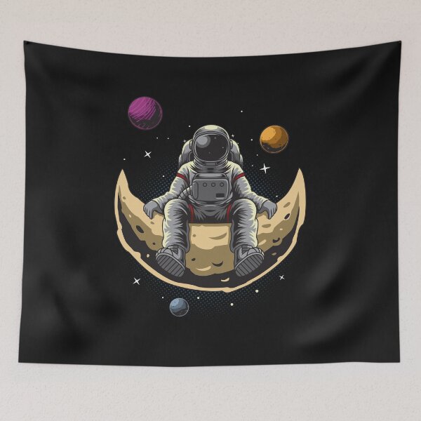 Item preview, Space Astronaut Moon designed and sold by GrumpySableye.