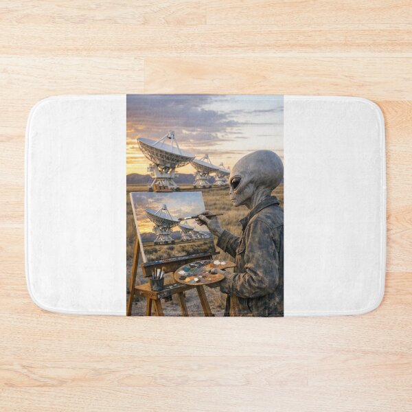 Item preview, Alien Artist Painting the Very Large Array designed and sold by Halifaxartguy.