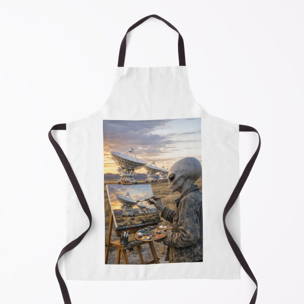 Item preview, Alien Artist Painting the Very Large Array designed and sold by Halifaxartguy.