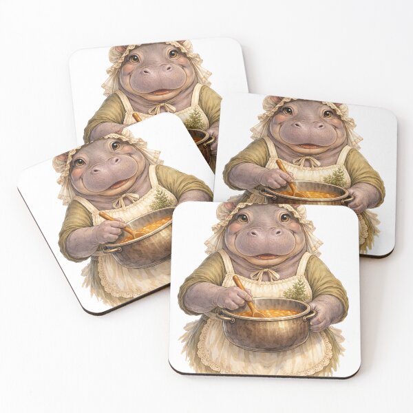 Item preview, The Hippo Chef- Gritty Streetwear Apron designed and sold by FatmaElhofy.