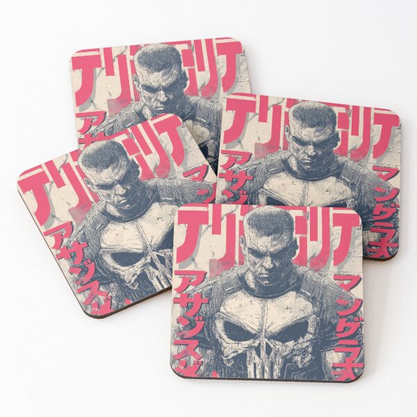 Item preview, Punisher Vintage Japanese Poster  designed and sold by AnimeArsenalPrints.