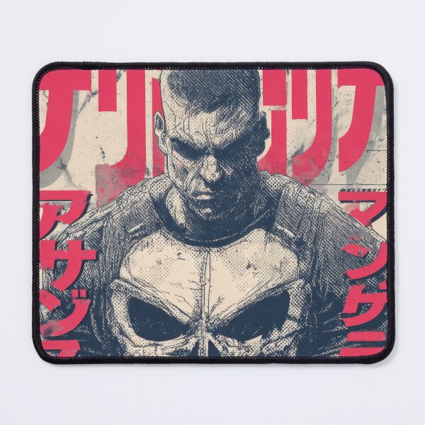 Item preview, Punisher Vintage Japanese Poster designed and sold by AnimeArsenalPrints.