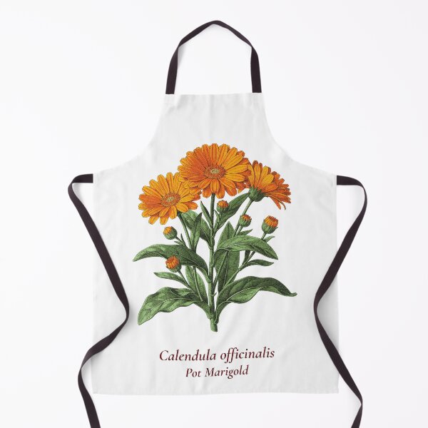 Item preview, Calendula Botanical T-Shirt | Calendula officinalis Vintage Illustration | Herb Lover Gift designed and sold by Panom Suavichien.