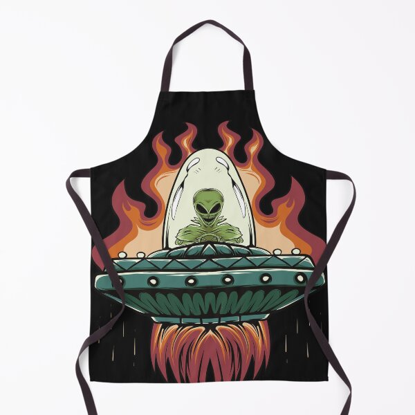 Item preview, Alien UFO Flying Saucer Space Sci Fi Fan designed and sold by GrumpySableye.